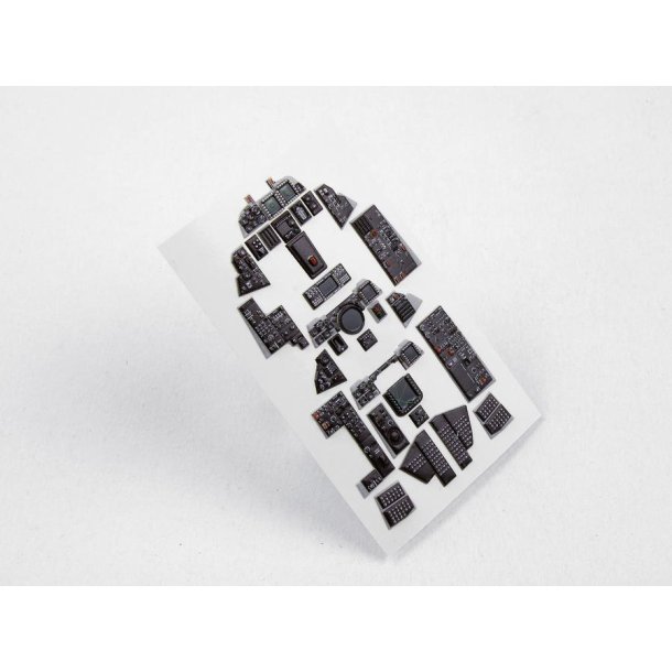 Grumman F-14D Tomcat instrumentpanel til Tamiya