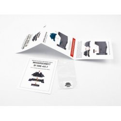 Messerschmitt Bf 109E-4/7 instrumentpanel til Tamiya