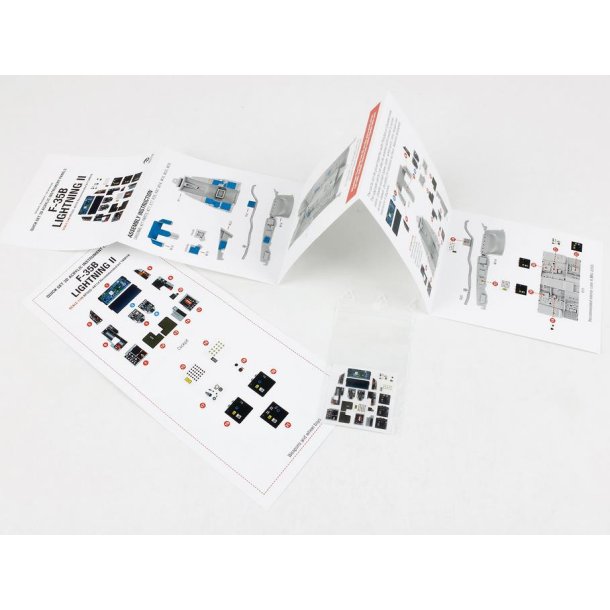 F-35B Lightning II instrumentpanel til Tamiya