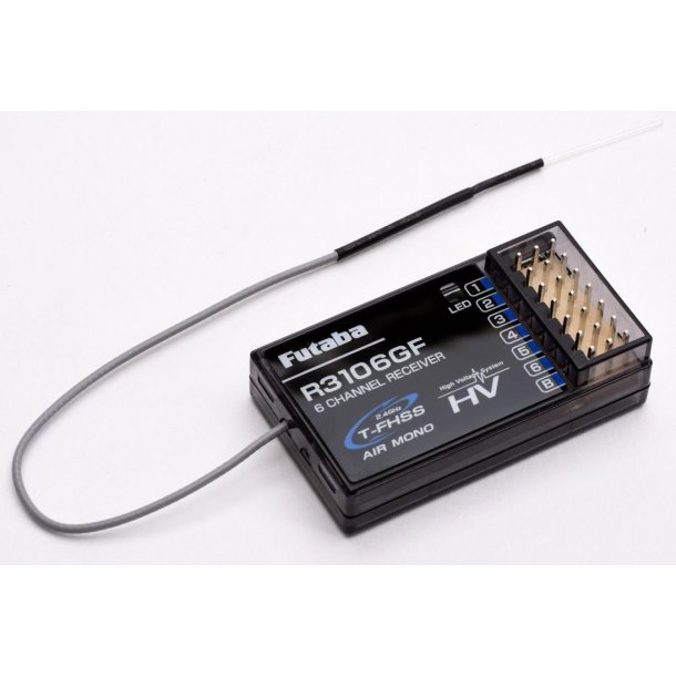 Futaba R3106GF 2,4GHz T-FHSS 6-kanals modtager