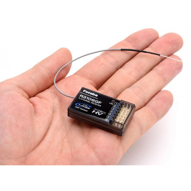 Futaba R3106GF 2,4GHz T-FHSS 6-kanals modtager