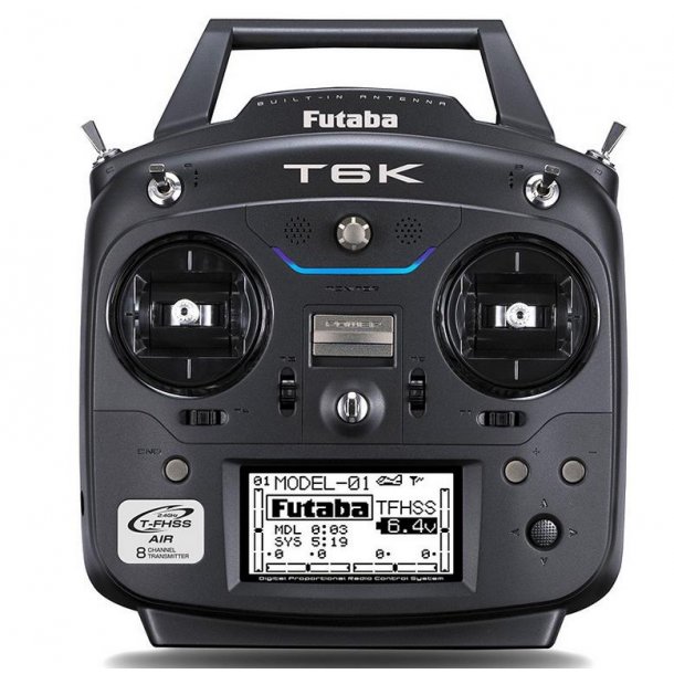 Futaba T6K V2.0 8-kanal FS 2.4GHz T-FHSS+R3006SB