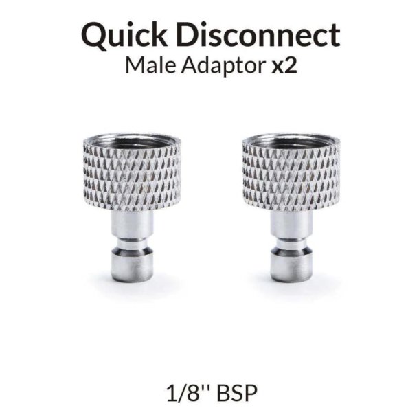 Gaahleri Airbrush Quick Male Adapter (2 stk.)