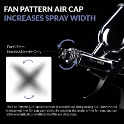 Airbrush Fan Cap for Swallowtail