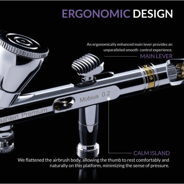Gaahleri Airbrush Premium Series GHPM-Mobius 0.2mm