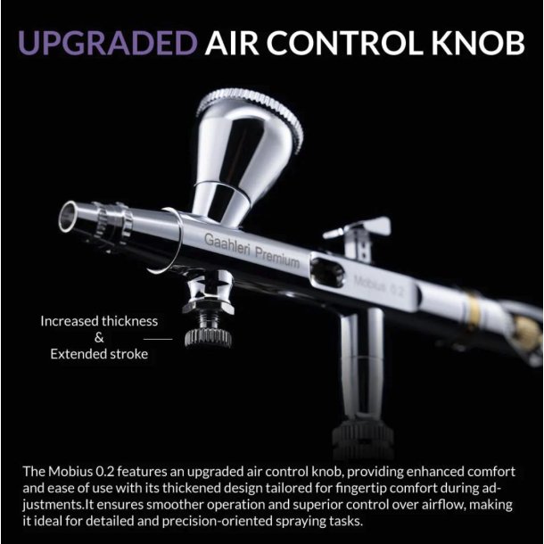 Gaahleri Airbrush Premium Series GHPM-Mobius 0.2mm