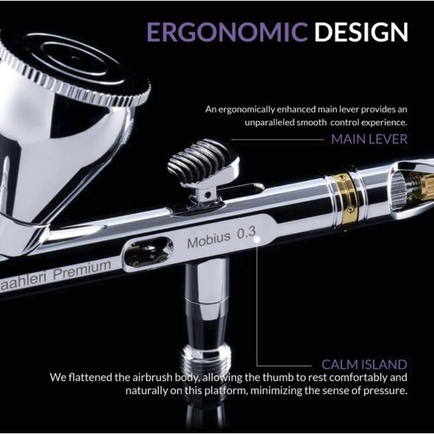 Gaahleri Airbrush Premium Series GHPM-Mobius 0.3mm