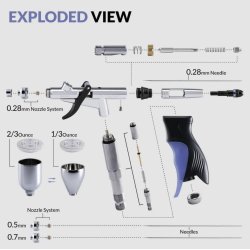 Gaahleri GHAC-Swallowtail &amp; Rex Airbrush