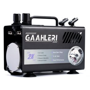 Gaahleri Airbrush Compressor Dual-Drive GT-918