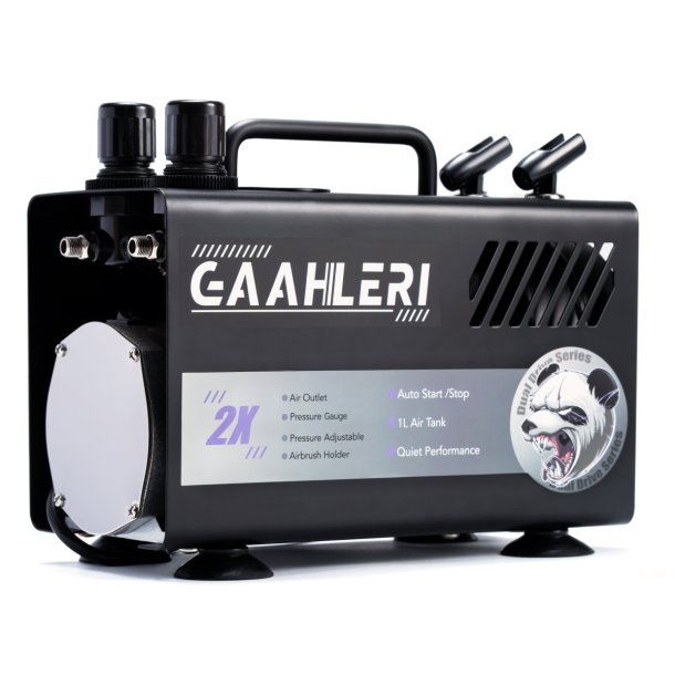 Gaahleri Airbrush Compressor Dual-Drive GT-918
