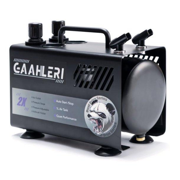 Gaahleri Airbrush Compressor Dual-Drive GT-918