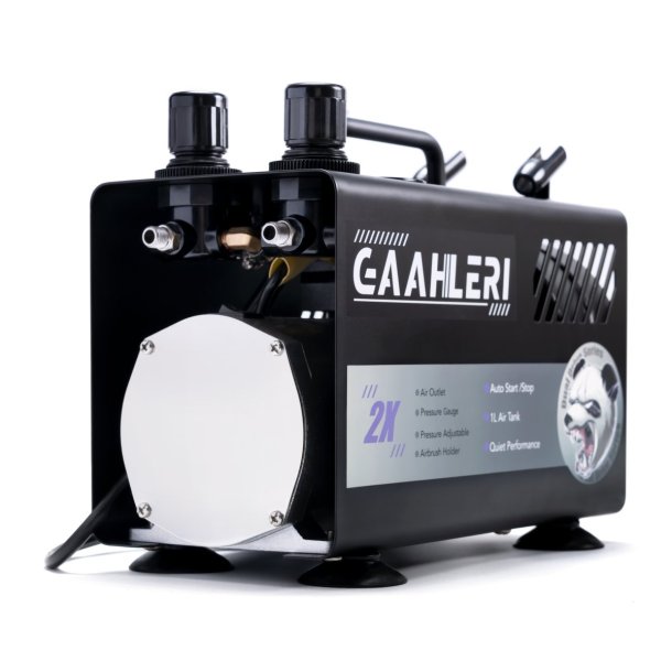 Gaahleri Airbrush Compressor Dual-Drive GT-918