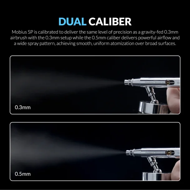Gaahleri Premium Series GHPM-Mobius SP 0.3 &amp; 0.5mm Airbrush