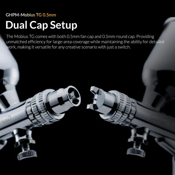 Gaahleri Premium Series GHPM-Mobius TG 0.5mm Airbrush