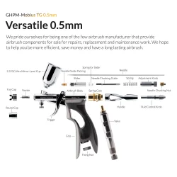 Gaahleri Premium Series GHPM-Mobius TG 0.5mm Airbrush