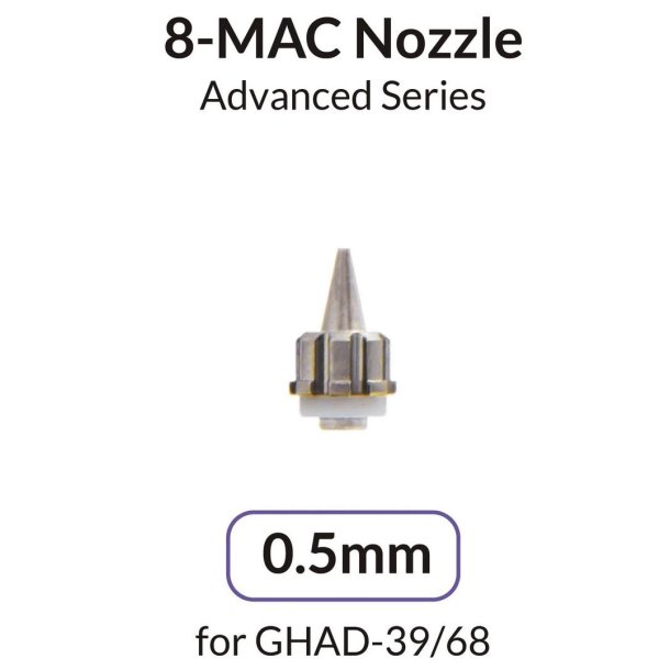 Gaahleri Airbrush 0.5mm Nozzle of Quick Self-Centering Structure for Advanced Series