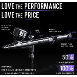 Gaahleri GHAD-39 Advanced Series Airbrush