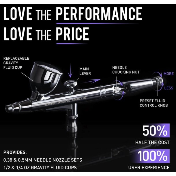Gaahleri GHAD-39 Advanced Series Airbrush