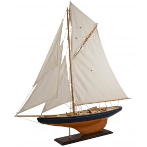 Sejlskib med blt skrog, 900 x 140 x 910 mm