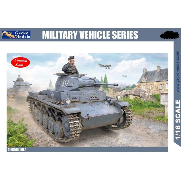 Pz.kpfw II (Sd.Kfz. 121) Ausf. c A-B-C Modified, skala 1/16