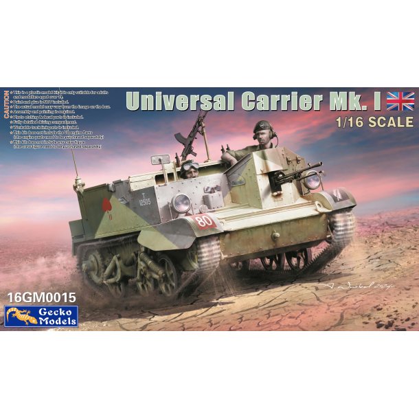 Universal Carrier Mk. I, skala 1/16