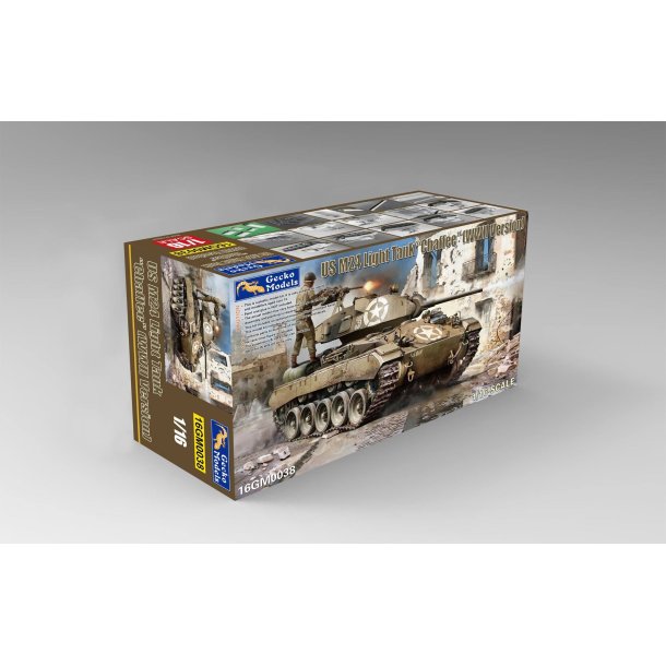 US M24 Light Tank Chaffee (WWII version), skala 1/16