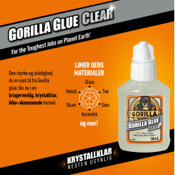 Gorilla Glue Clear. 50 ml
