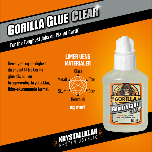 Gorilla Glue Clear. 50 ml