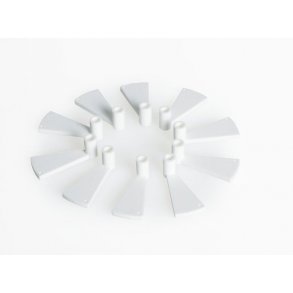 Vindeltrappe, skala 1/18 - 1/20. Hvid