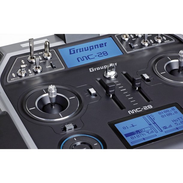 Graupner mc-28 - radiosender med 16 kanaler