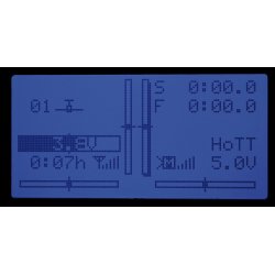 Graupner mc-28 - radiosender med 4D-joystick og 16 kanaler