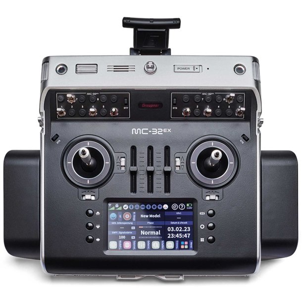 Graupner mc-32ex radioanlg med 32 kanaler og 64 on/off kanaler