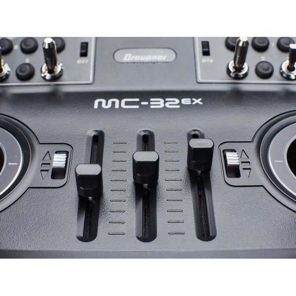 Graupner mc-32ex radioanlg med 32 kanaler og 64 on/off kanaler