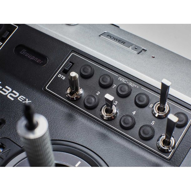 Graupner mc-32ex radioanlg med 32 kanaler og 64 on/off kanaler