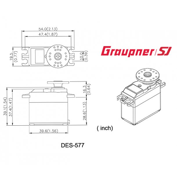Graupner Servo DES 577 BB