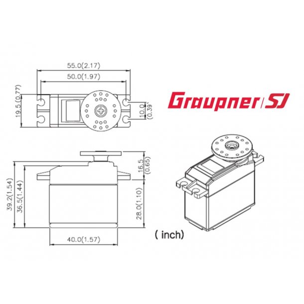 Graupner Servo DES 804 BB MG