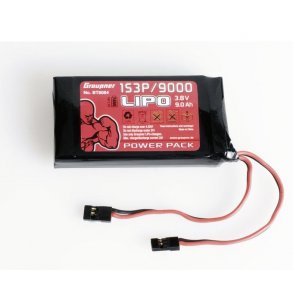 Senderakku TX LiPo 1S3P/9000 3,8V 34,2Wh