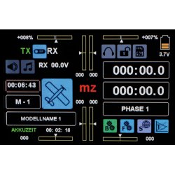 Graupner mz-24 PRO, 12 kanalers HoTT radioanlg