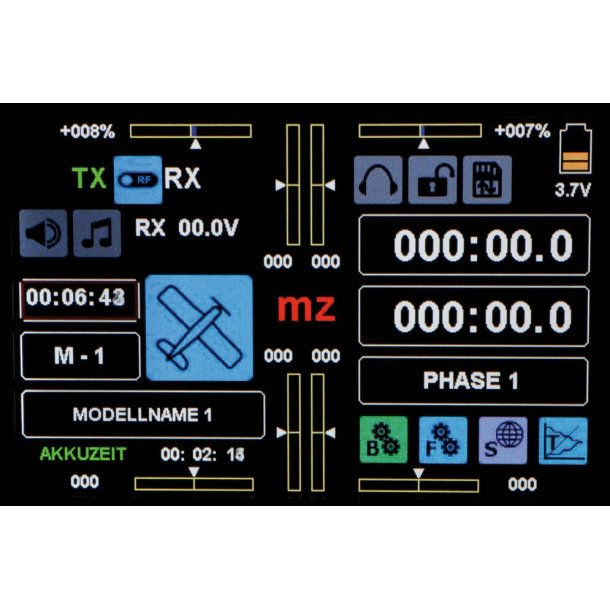 Graupner mz-24 PRO, 12 kanalers HoTT radioanlg