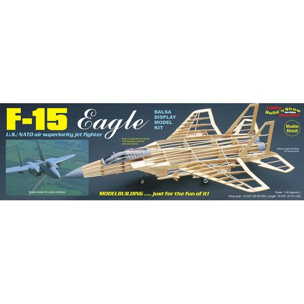 F-15 Eagle, balsa-byggest