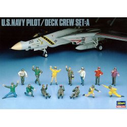 US Navy Pilot and Deck Crew - Set A