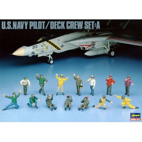 US Navy Pilot and Deck Crew - Set A