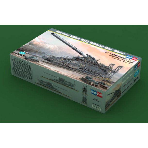 DORA - tysk jernbanekanon i skala 1/72