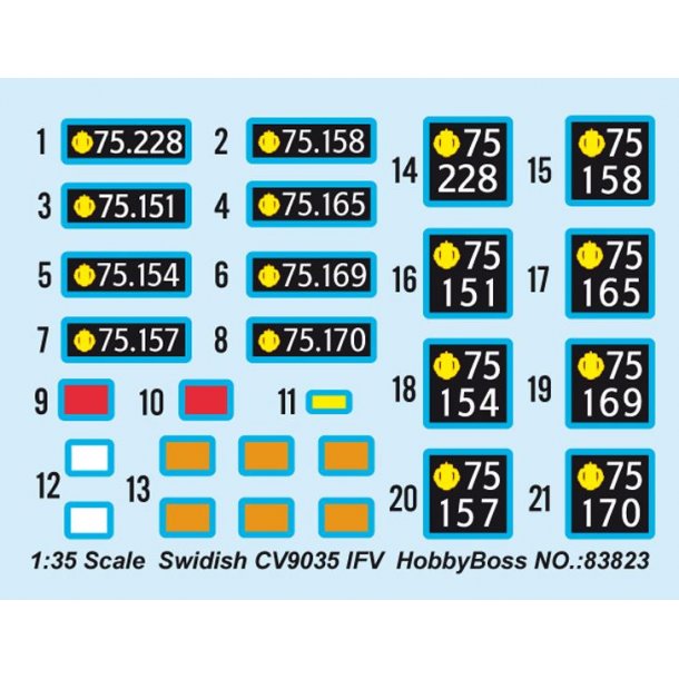 CV9035 IFV med dansk kanon