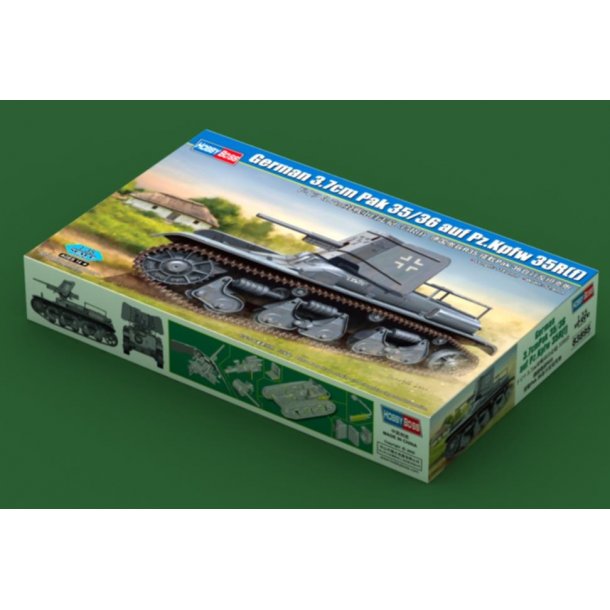 Tysk 3.7cm Pak 35/36 auf Pz.Kpfw 35R(f)