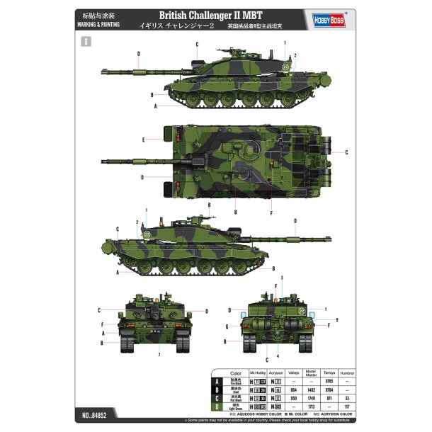 British Challenger II MBT