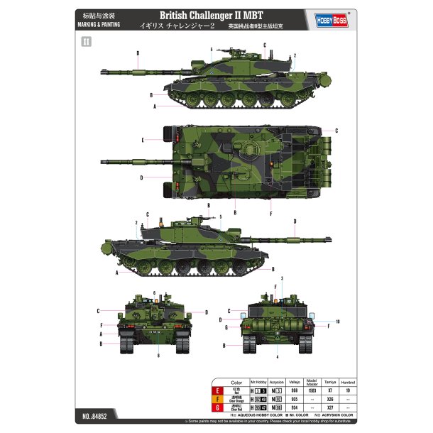 British Challenger II MBT