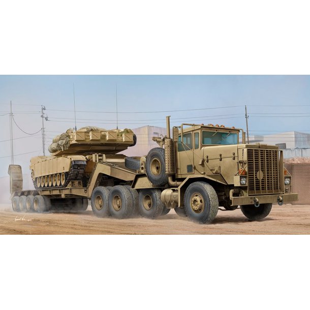 M911 C-HET w/m747 Heavy Equipment Semi-Trailer