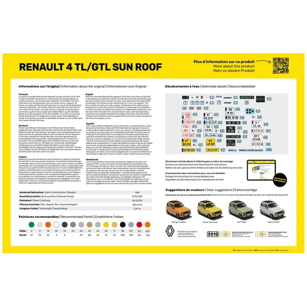 Renault 4 TL/GTL Sun Roof