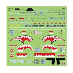 AH-1G Cobra with Vietnam War US Helicopter Pilots